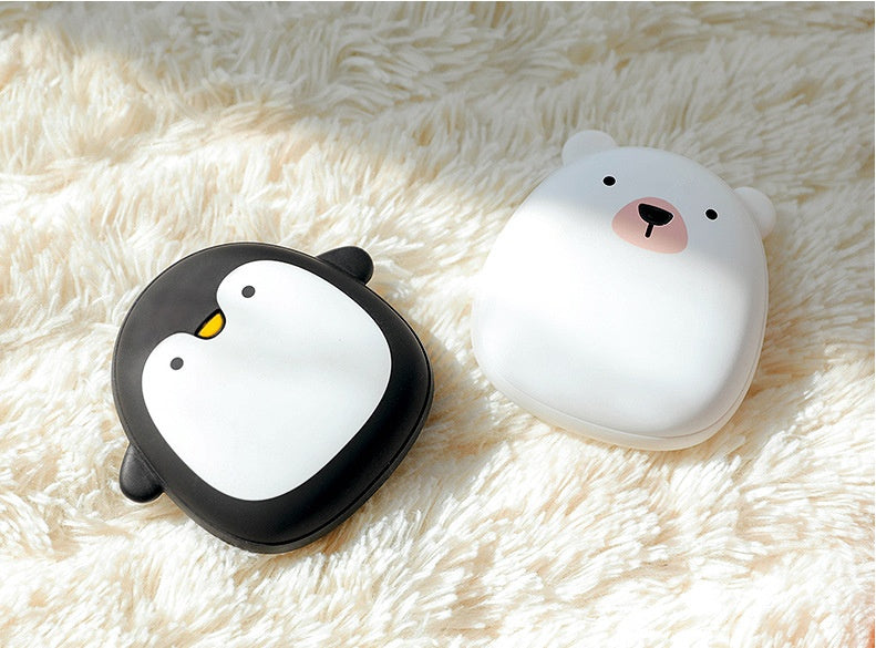 Cute Penguin & Polar Bear USB Hand Warmer + Power Bank