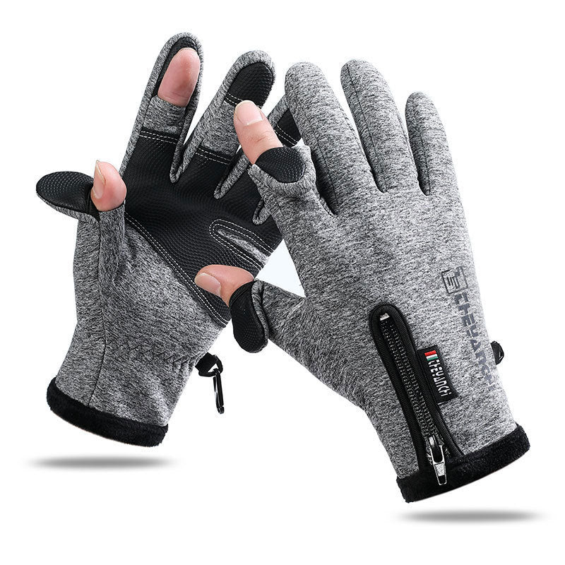 Opened-Finger Gloves Waterproof and Windproof