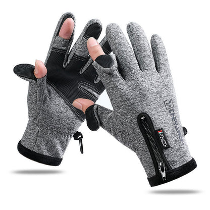 Opened-Finger Gloves Waterproof and Windproof