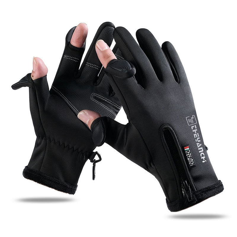 Opened-Finger Gloves Waterproof and Windproof