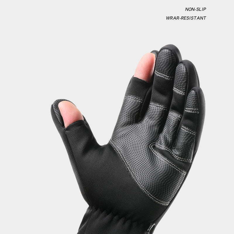 Opened-Finger Gloves Waterproof and Windproof