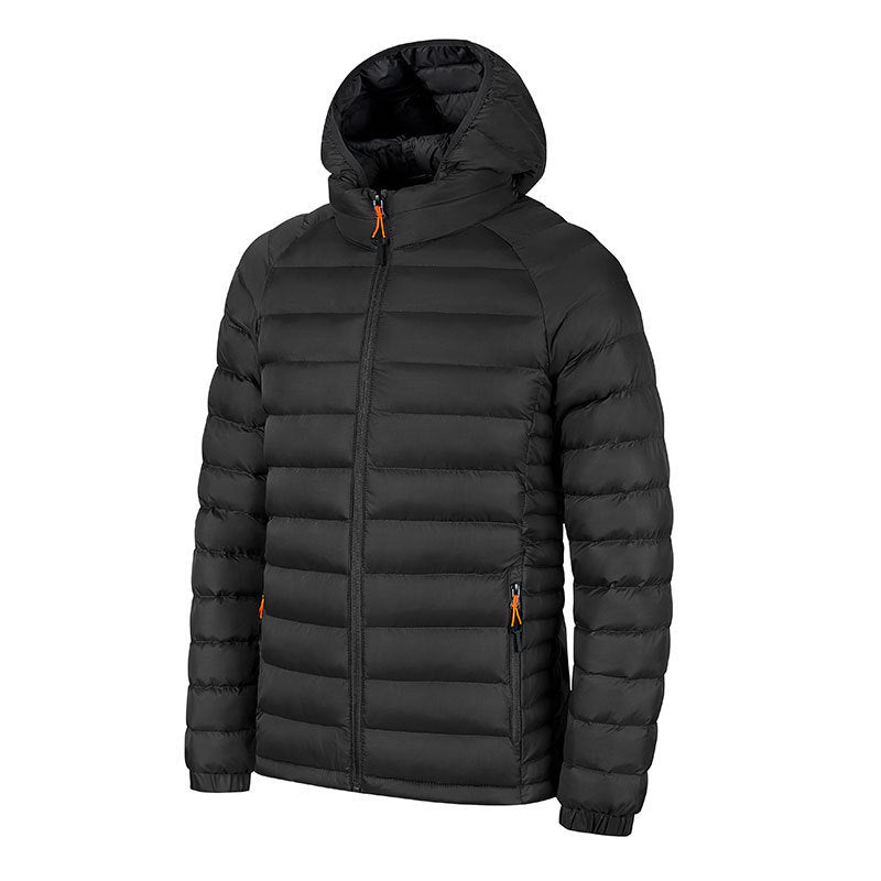 Men's Lightweight Hooded Winter Jacket – Warm & Portable