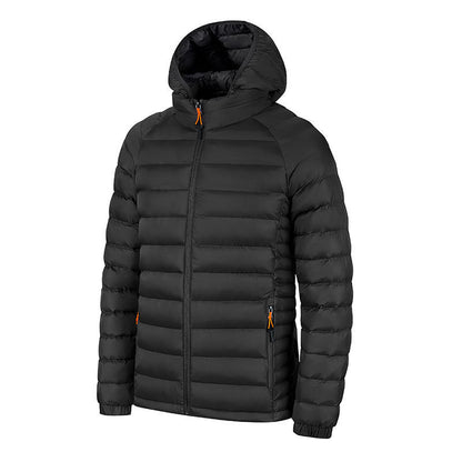 Men's Lightweight Hooded Winter Jacket – Warm & Portable