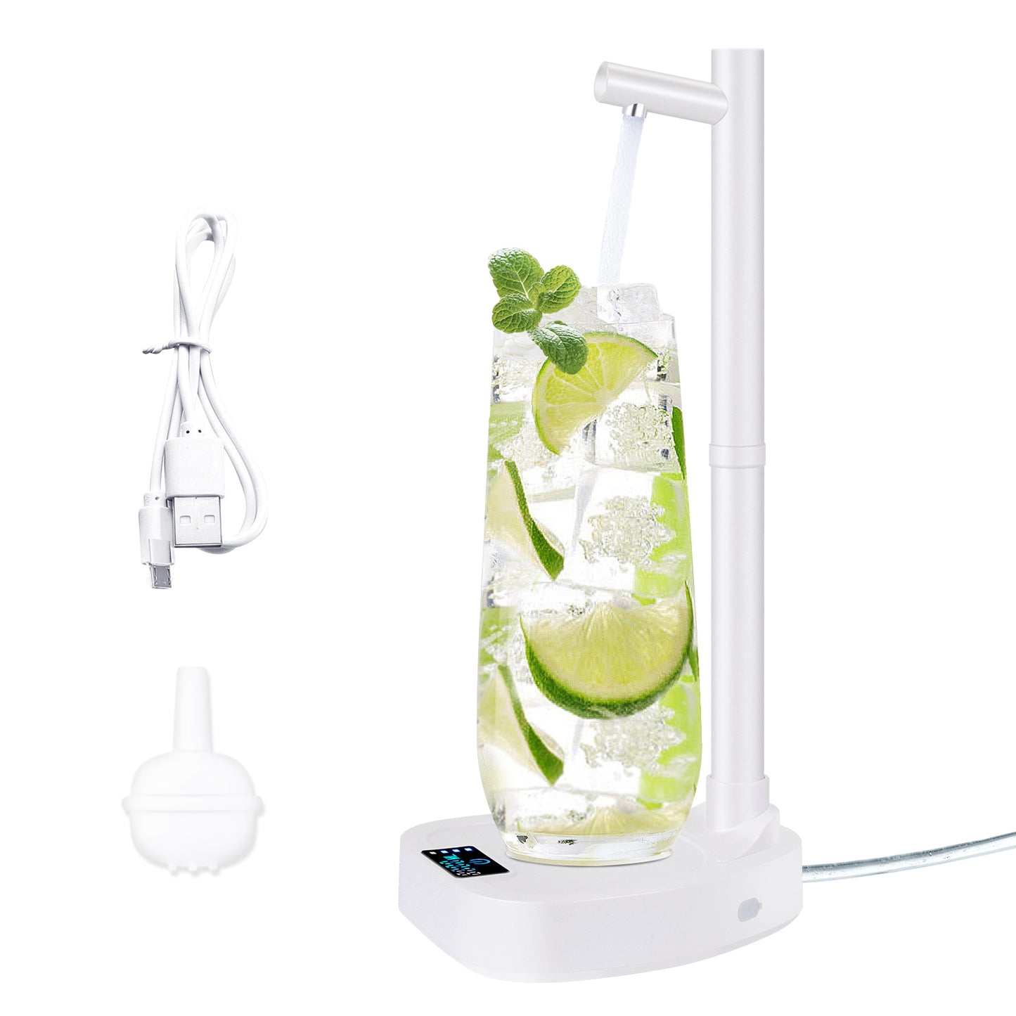 Automatic Water Dispenser with Stand – Rechargeable & Extended Tube