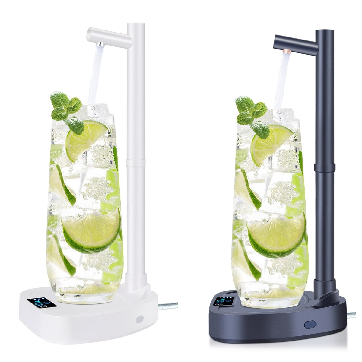 Automatic Water Dispenser with Stand – Rechargeable & Extended Tube