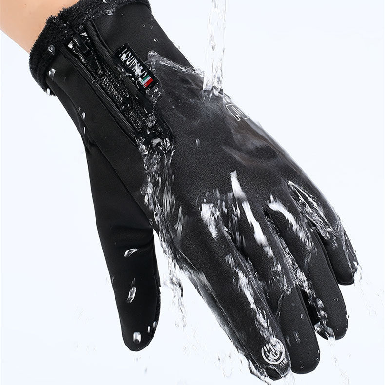 Opened-Finger Gloves Waterproof and Windproof