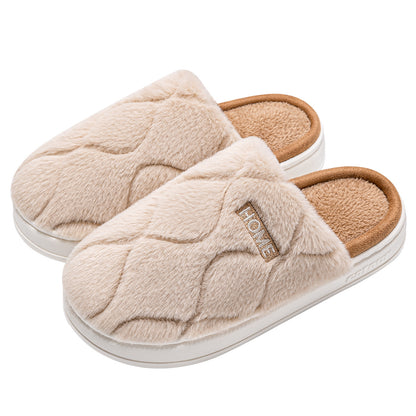 Plush Winter Slippers – Cozy Indoor Shoes for Couples